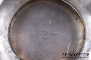 Кубок с растительным декором. Россия, Москва, мастер ДМ. Серебро 84 пробы.