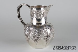 Кувшин для воды. Серебро 800 пробы. Португалия, 1886-1938 гг.