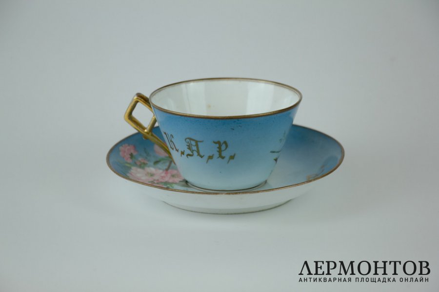 Чайная пара. Россия, т-во Кузнецова, 1890-1910 гг.
