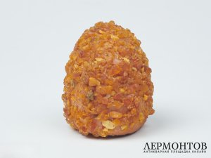 Статуэтка «Ёж». Керамика с янтарной крошкой, СССР, XX век