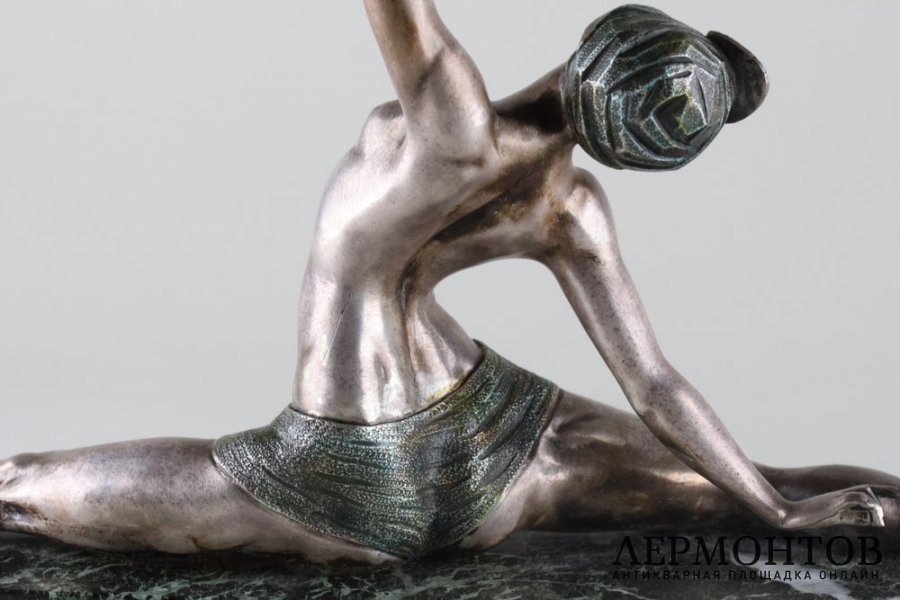 Скульптура Танцовщица в стиле Ар Деко. Франция, Париж, авт. мод. Morante, 1920-1930 е
