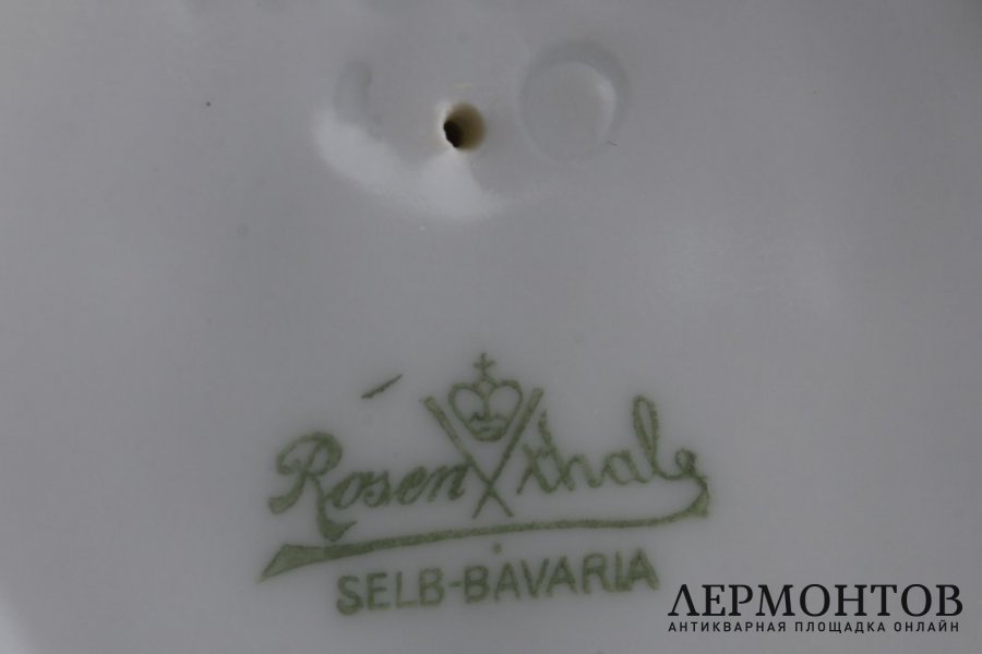 Медведь. Фарфор, роспись. Германия, Rosenthal, G. Schliep, 1924
