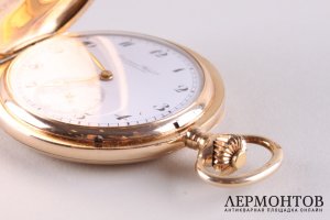 Часы мужские карманные International Watch Co. Золото 585. Швейцария, 1900е-1920е