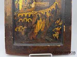 Икона старообрядческая Воскресение, Сошествие. Россия, 19 век.
