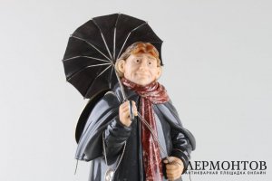 Скульптура Коллекционер антиквариата. Камнерезная работа. Екатеринбург.