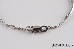 Браслет с бриллиантами. Белое золото 585 пробы.
