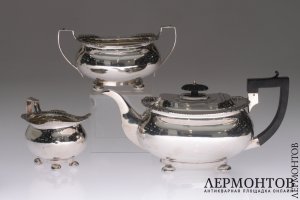 Чайный сервиз Thomas Hayes. Серебро 925. Англия