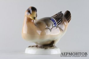 Статуэтка Утка. Фарфор, роспись. Германия, Goebel, 1979-90.
