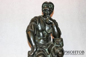 Скульптура. Лоренцо Медичи. Бронза. Jacques Petermann. Бельгия