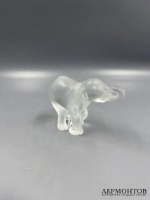 Статуэтка «Слонёнок». Хрусталь, Lalique, Франция