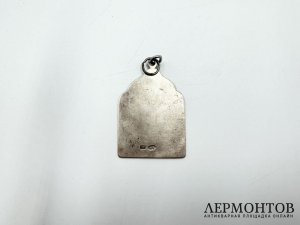 Подвеска икона Святой Феодосий Черниговский. Россия, 19 век. Серебро 84 пробы.