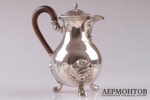 Кофейник. Francois Doyen. Серебро 950 пробы. XIX век. Франция