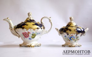 Фарфоровый чайный сервиз. Англия, 19 в