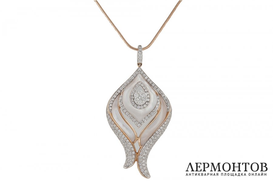 Подвеска David Diamond. Золото 750. 1.39 ct. Австрия