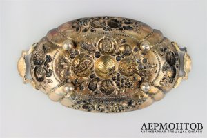 Ваза ажурная. Серебро 800 проба. Европа, XX век.