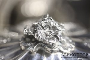 Чайный и кофейный сервиз с бульоткой. Серебро 800. Италия