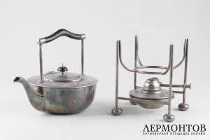 Бульотка. Мельхиор. Серебрение. Kingsway Plate. Англия. XIX в.