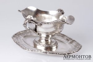 Соусник Bointaburet. Серебро 950. Франция