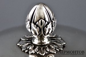 Сахарница в стиле ампир. Ravinet et Denfert. Серебро 950 пробы. Франция, 1900-e.