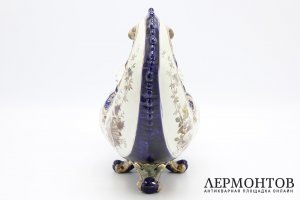 Ваза Рог изобилия. Австрия, 1900-1920е. Фаянс, роспись по деколи.