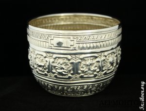 Чаша Зодиак. Charles Harris. Серебро 925. Англия
