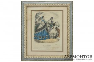 Гравюра. Иллюстрация к модному журналу Le Follet, 1860-е гг. - нач. XX в.