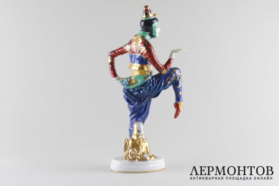 Статуэтка Танцовщица в стиле Ар Деко. Rosenthal, Constantin Holzer-Defanti, 1920-30 г