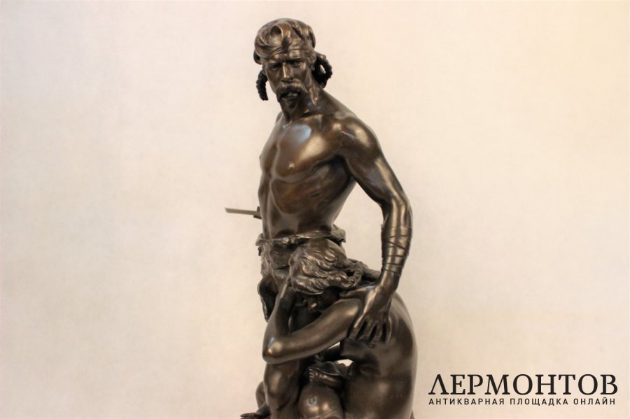 Скульптура. Защитник дома. Бронза Emile-Andre Boisseau. Франция 