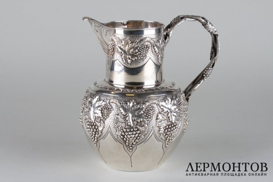 Кувшин для воды. Серебро 800 пробы. Португалия, 1886-1938 гг.