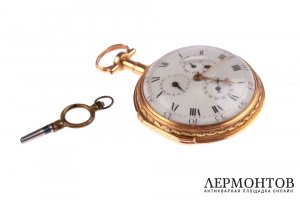 Карманные часы Vauchez. Золото 750. Франция