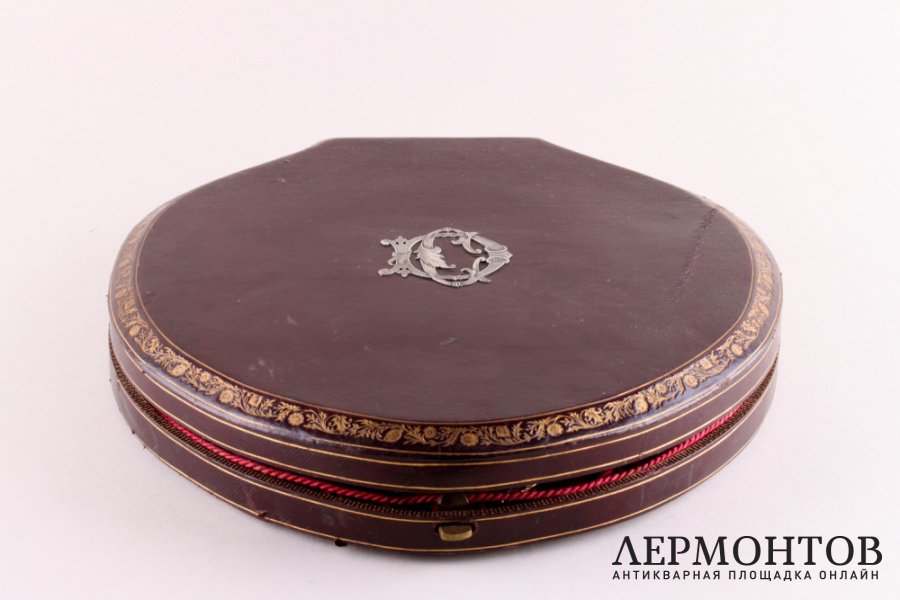 Набор для мороженого. Птицы. Серебро 800, золочение. Франция, кон. XIX в.