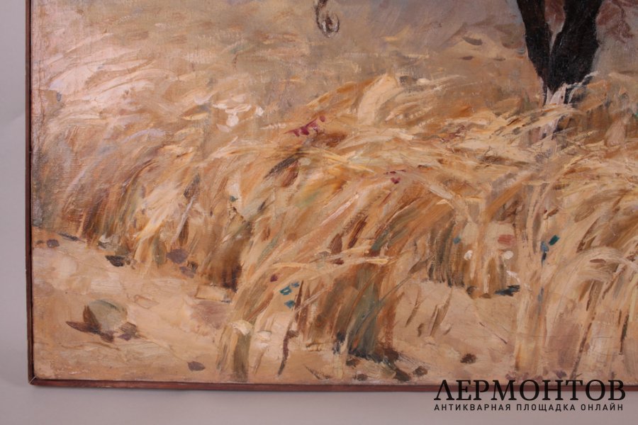 Картина.  Всадники-красноармейцы. Сцены из гражданской войны. 1954 г. Черняев Дмитрий Петрович.