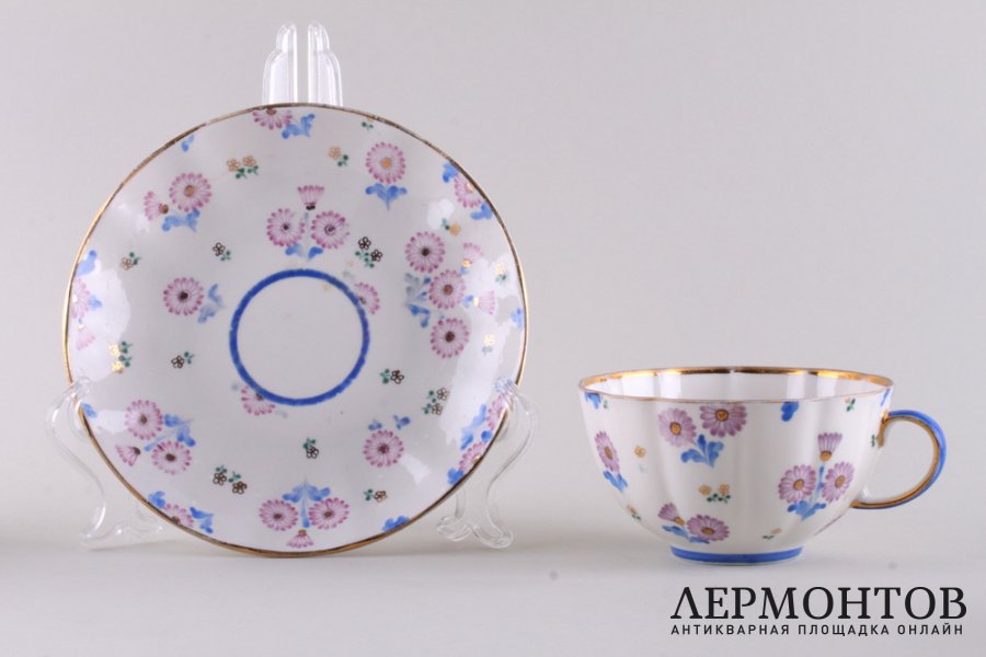 Сервиз Эгоист. Фарфор, роспись. Автор росписи А.В. Воробьевский. ЛФЗ, 1937 г.