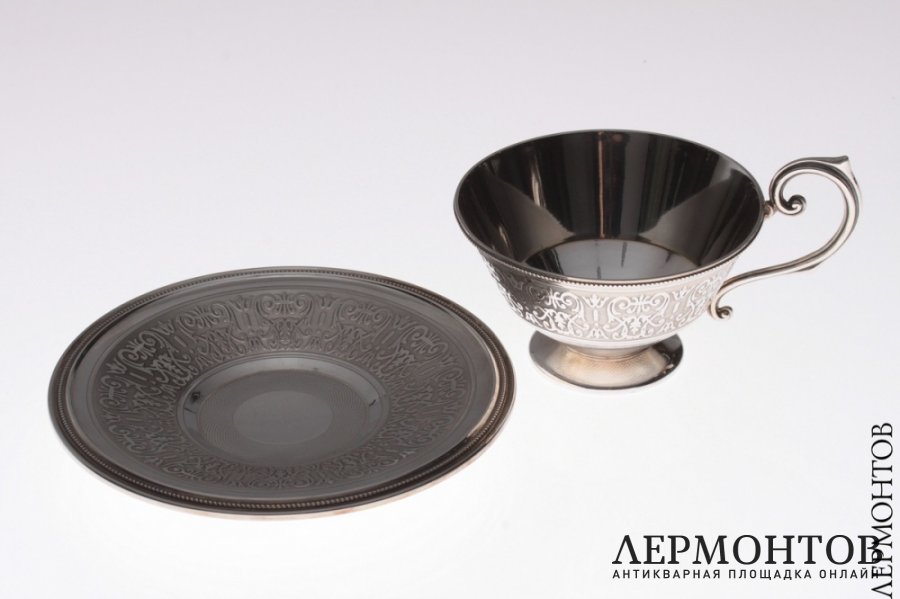 Кофейная пара. Серебро 950. Франция