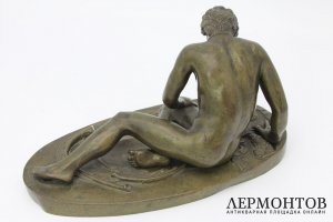 Скульптура Умирающий галл. Бронза. Европа, 2-я половина 19 века.
