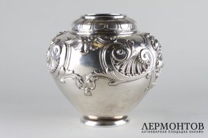 Ваза для цветов. Серебро 833 пробы. Португалия. 