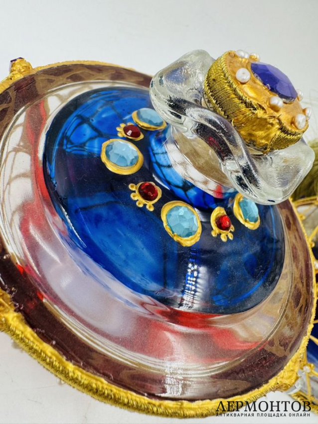 Штоф «Христос воскресе». Стекло, роспись, автор О. Волгина-Эппле, Россия, 2009 год