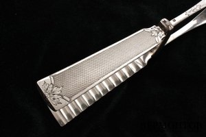 Щипцы для спаржи. Серебро 950. Франция
