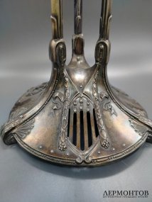 Подставка от вазы. Металл, серебрение, B. Neumark, Польша