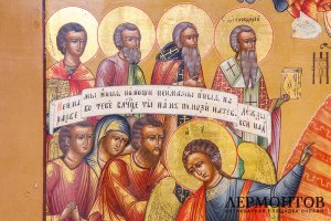 Икона храмовая. Богоматерь Всех скорбящих Радость. Россия, вторая пол. XIX в. Темпера