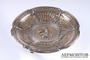 Блюдо в стиле Empire. Серебро 950. Франция