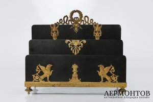 Подставка для бумаг. Металл. Франция, XIX век. 