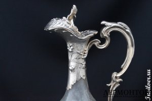 Декантер Auguste CLAIRE. Серебро 950. Франция