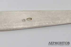 6 кофейных ложек. Серебро, эмаль. СССР, 1960-80е гг.