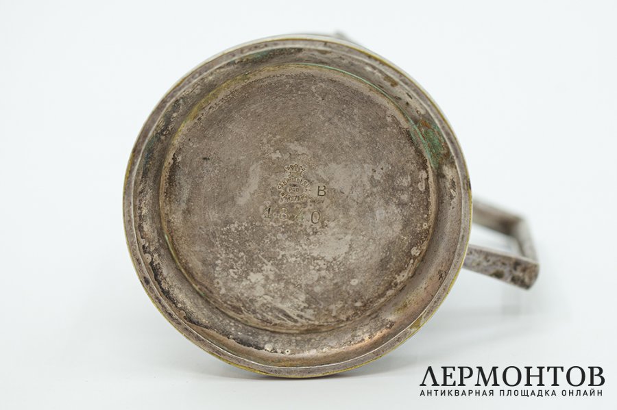 Подстаканник Ремешок. Россия, фабрика Вольская, 1885-1914 гг. Латунь.