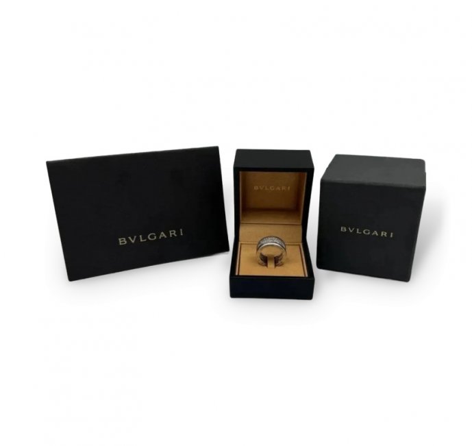 Кольцо «B.zero1» с бриллиантами. Золото 750 пробы, Bvlgari