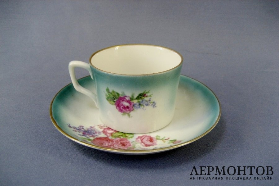 Чайный сервиз. Фарфор. СССР, село Бронницы, завод Пролетарий, 1929-1931 годы.