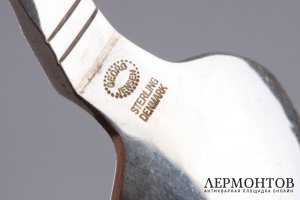 Столовый сервиз на 14 персон. Georg Jensen. Серебро 925 пробы. Дания