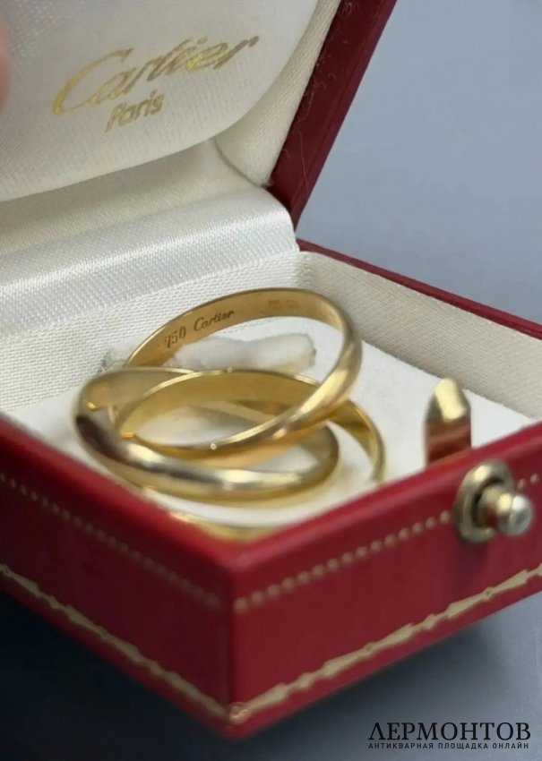 Кольцо «Trinity», размер 19. Золото 750 пробы, Cartier