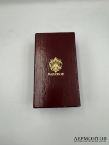 Пробка для бутылки «Сосновая шишка». Хрусталь, металл, Faberge, Германия, 1990-е годы